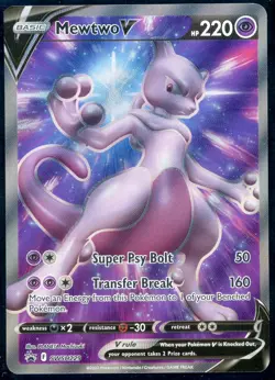 Mewtwo V ⭐ SWSH229 Holo Promo SWSH Black Star 2019 Pokemon NM - Image 1
