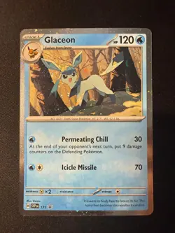 Glaceon (Cosmos Holo) 171 Holo Promo Scarlet & Violet Promo Pokemon Near Mint - Image 1