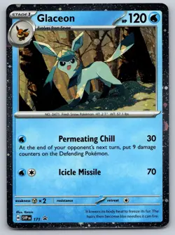 Glaceon (Cosmos Holo) 171 Holo Promo Scarlet & Violet Promo Pokemon Holo NM - Image 1