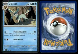 GLACEON 171 SCARLET & VIOLET LP US SELLER COSMOS HOLO - Image 1