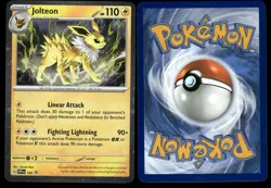 JOLTEON 169 SCARLET & VIOLET LP US SELLER COSMOS HOLO - Image 1