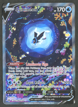 Pokemon TCG: Lumineon V GG39/GG70 Crown Zenith: Galarian Gallery - Image 1