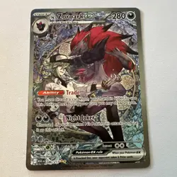 N's Zoroark ex 286/217 SIR, Ascended Heroes, Full Art Holo, Pokemon TCG, NM - Image 1