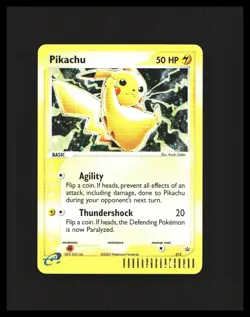 Pikachu Pokemon EX Collector's Tin #012 BLACK STAR PROMO NM-LP - Image 1