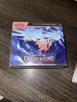 Pokemon Mega Evolution Chaos Rising Elite Trainer Box Sealed - Image 1