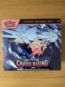 Pokemon Tcg Mega Evolutions Chaos Rising Etb X4 Brand New And Sealed - Image 2