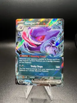 Gengar ex - 104/162 - Pokemon Temporal Forces NM Print Line See Pics - Image 1