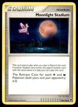 Moonlight Stadium 100/106 Uncommon Great Encounters Pokemon Lightly Played - Image 1