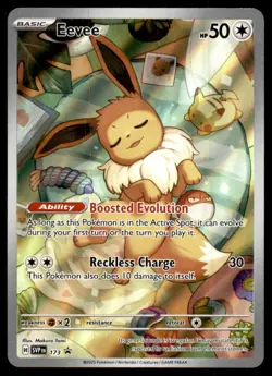 Eevee (Pokemon Center Exclusive) 173 Holo Scarlet & Violet Promo Pokemon NM - Image 1