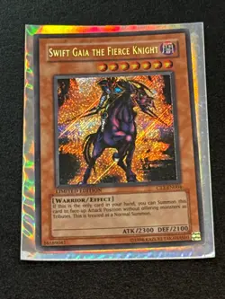 YU-GI-OH Swift Gaia the Fierce Knight Limited Edition Trading Card CT1-EN004 - Image 1