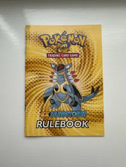 Pokemon Rulebook Booklet Manual EX Sandstorm Armaldo Shiftry 2003! - Image 1
