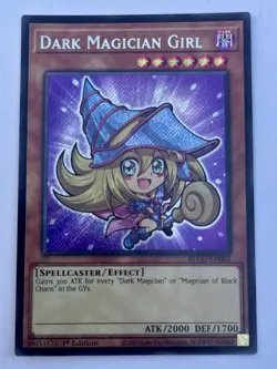 Yu-Gi-Oh! TCG Dark Magician Girl BLGG-EN003 1st Edition Secret Rare - Image 1