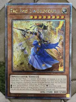 YuGiOh THE IRIS SWORDSOUL Quarter Century Secret Rare RA01-EN023 - Image 2