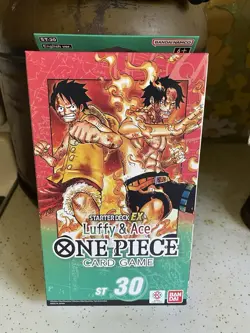 One-Piece OP-13 2 Sleeved Booster Packs and 1 ST-30 Luffy & Ace Lot of 3 sealed - Image 2