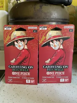 One-Piece OP-13 2 Sleeved Booster Packs and 1 ST-30 Luffy & Ace Lot of 3 sealed - Image 5