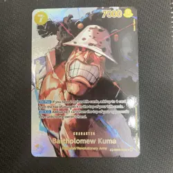 One Piece OP16 THE TIME OF BATTLE Bartholomew Kuma SP EB04-054 R English NM - Image 1