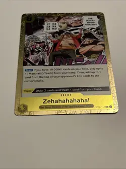 Zehahahahaha! Rare (R) OP16-116 The Time of Battle English Foil - Image 3