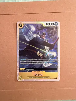Shiryu OP16-108 Super Rare The Time of Battle One Piece Near Mint - Image 1