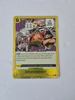 Zehahahahaha! OP16-116 Rare The Time of Battle One Piece Foil Near Mint - Image 1
