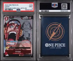 2023 ONE PIECE PREMIUM BANDAI COLLECTION 25TH EDITION #002 USOPP PSA 9 - Image 3