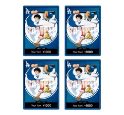 BANDAI ONE PIECE LA DODGERS MONKEY D LUFFY DON CARD PROMO 7/22 PRESALE - Image 1