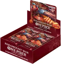 One Piece Paramount War OP02 Card Game TCG 24 Packs Booster Display EN Bandai - Image 1