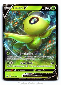 Celebi V 007/198 - Chilling Reign - Pokemon Card - Near Mint - Image 1