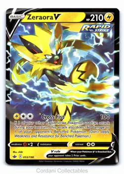 Zeraora V 053/198 - Chilling Reign - Pokemon Card - Near Mint - Image 1