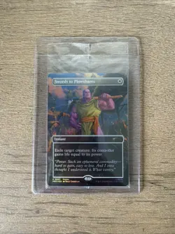 THANOS Magic The Gathering Swords To Plowshares Marvel MINT Sealed PSA Promo - Image 1