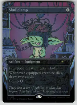 Skullclamp (2416) Foil Borderless Secret Lair Drop Series (SLD) MTG Near Mint - Image 1
