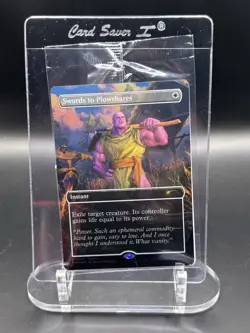 2026 Magic The Gathering Thanos Swords To Plowshares PSA Magazine Promo Card - Image 1