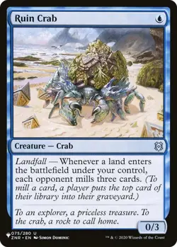 Light Play x 1 Ruin Crab - The List Mystery Booster / The List - Image 1