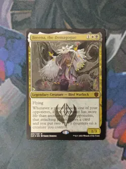 Breena, the Demagogue - Thick Stock | 7% Off 2+ | Commander 2021 | NM | MTG - Image 1