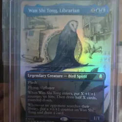 MTG Wan Shi Tong, Librarian 0320 Avatar: The Last Airbender Foil Full Art - Image 1