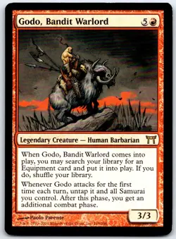 Godo, Bandit Warlord 169 R Champions of Kamigawa Magic: The Gathering NM/M - Image 1