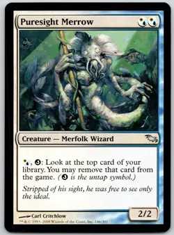 Puresight Merrow 146 Uncommon Shadowmoor Magic: The Gathering Near Mint - Image 1