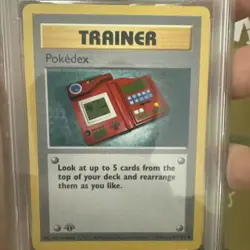 1999 Pokemon Game 1st Edition Pokedex #87 PSA 6 EX-MT - Image 3