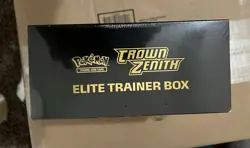 Pokemon TCG Sword & Shield Crown Zenith Elite Trainer Box Factory Sealed New - Image 3