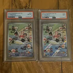 67 Pokemon TCG Clobbopus 207/191 PSA 8 & 9 - Image 1