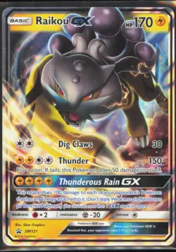 Raikou GX Promo SM Promos #SM121 [Lightly Played] Pokemon TCG - Image 1