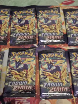Pokemon TCG Sword and Shield Crown Zenith Booster Packs, Lot of 14, Brand New! - Image 3