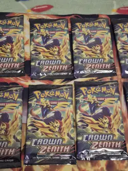 Pokemon TCG Sword and Shield Crown Zenith Booster Packs, Lot of 14, Brand New! - Image 4