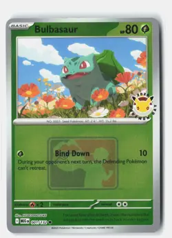Bulbasaur (Pokemon Day 2026) 001/132 Miscellaneous Cards Pokemon Holo NM - Image 1