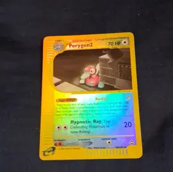 Nintendo Aquapolis Porygon2 28/147 Rare Holo English 2002 Stage 1 70 HP - Image 1