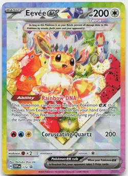 Eevee ex 174 Holo Promo Scarlet & Violet Promo Pokemon Near Mint - Image 1