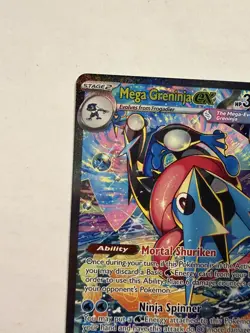 Mega Greninja ex 116/086 Chaos Rising Special Illustration Rare Pokemon Card - Image 3
