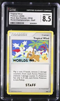 Tropical Wind Staff DP48 CGC 8.5 - 2009 Pokemon World Championships Promo - Image 1