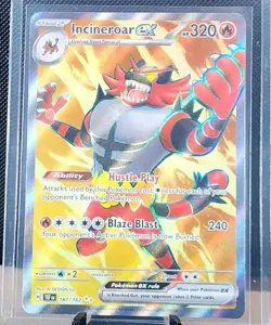 Incineroar ex - 187/162 187/162 Ultra Rare SV05: Temporal Forces Pokemon Card NM - Image 1