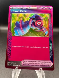 Pokemon - Hero's Cape 152/162 - ACE SPEC RARE - Temporal Forces - Near Mint - Image 1