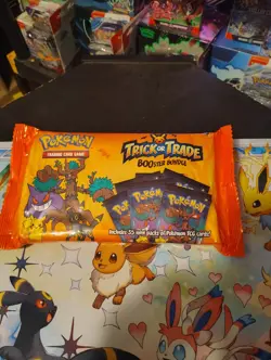 Pokemon 2024 Trick Or Trade Booster Bundle 35 Mini Packs New Sealed - Image 1